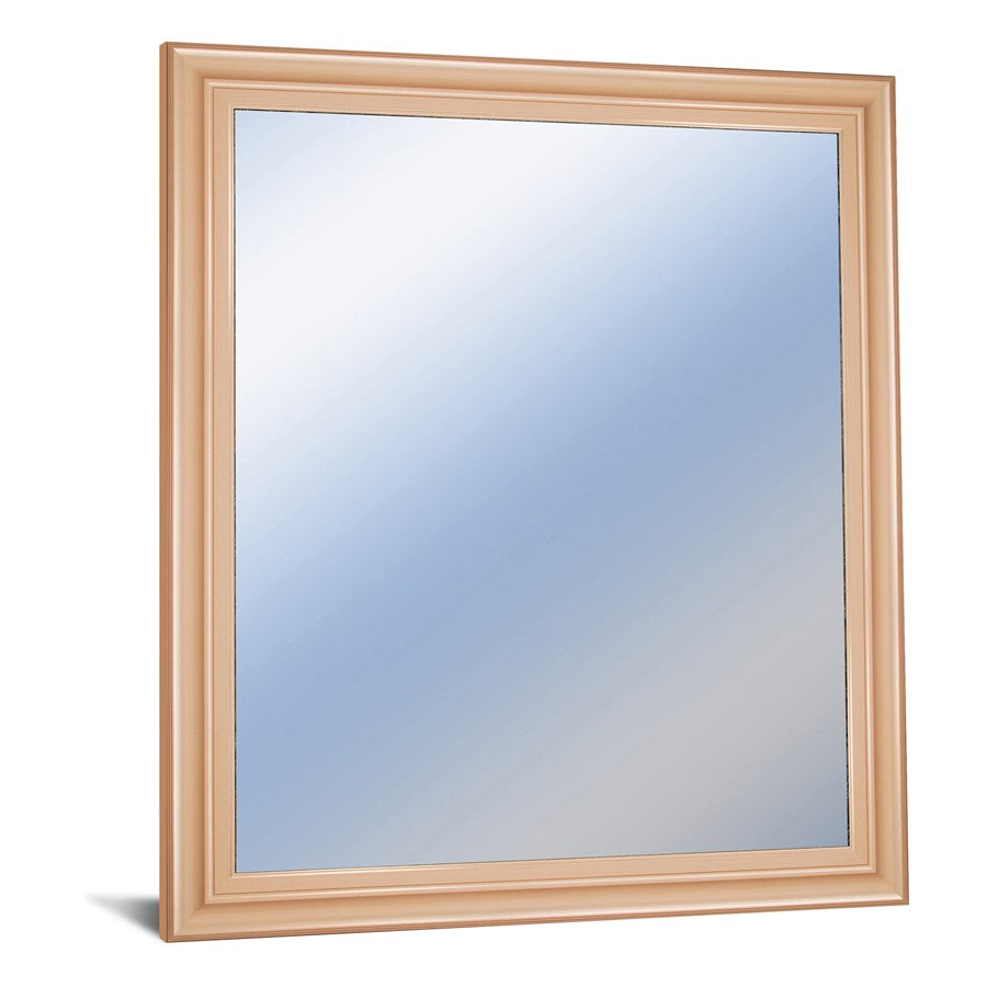 Classy Living Traditional Elegance 34x40in Wall Mirror | Traditional Rose Gold MDF Frame | Entryway & Bedroom Accent | 34 x 40 x 1 in | Model M3445