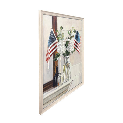 Classy Living Classic Patriotic, Ivory/Brown/Clear/Red/White/Blue/Green