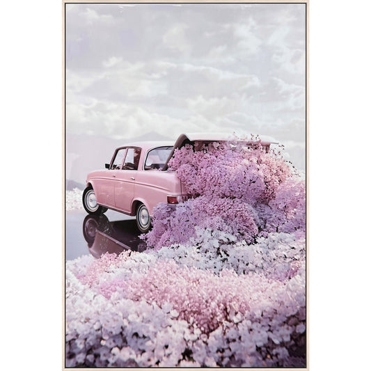 Classy Living Enchanting Blush Getaway 48"x32" Gloss, Pink/White/Blush