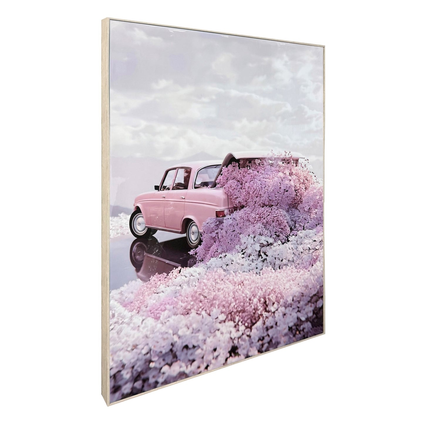 Classy Living Enchanting Blush Getaway 48"x32" Gloss, Pink/White/Blush
