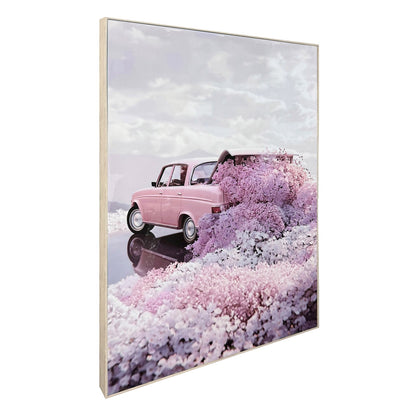 Classy Living Enchanting Blush Getaway 48"x32" Gloss, Pink/White/Blush