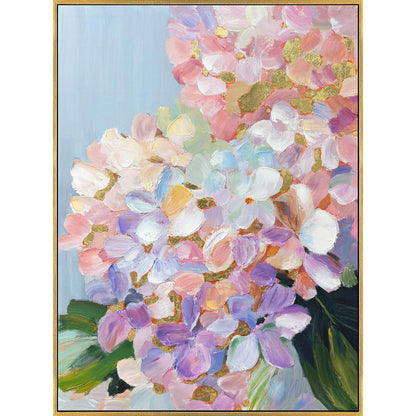 Classy Living Enchanting Petal, Gold/Pink/Lavender/White/Blue/Green