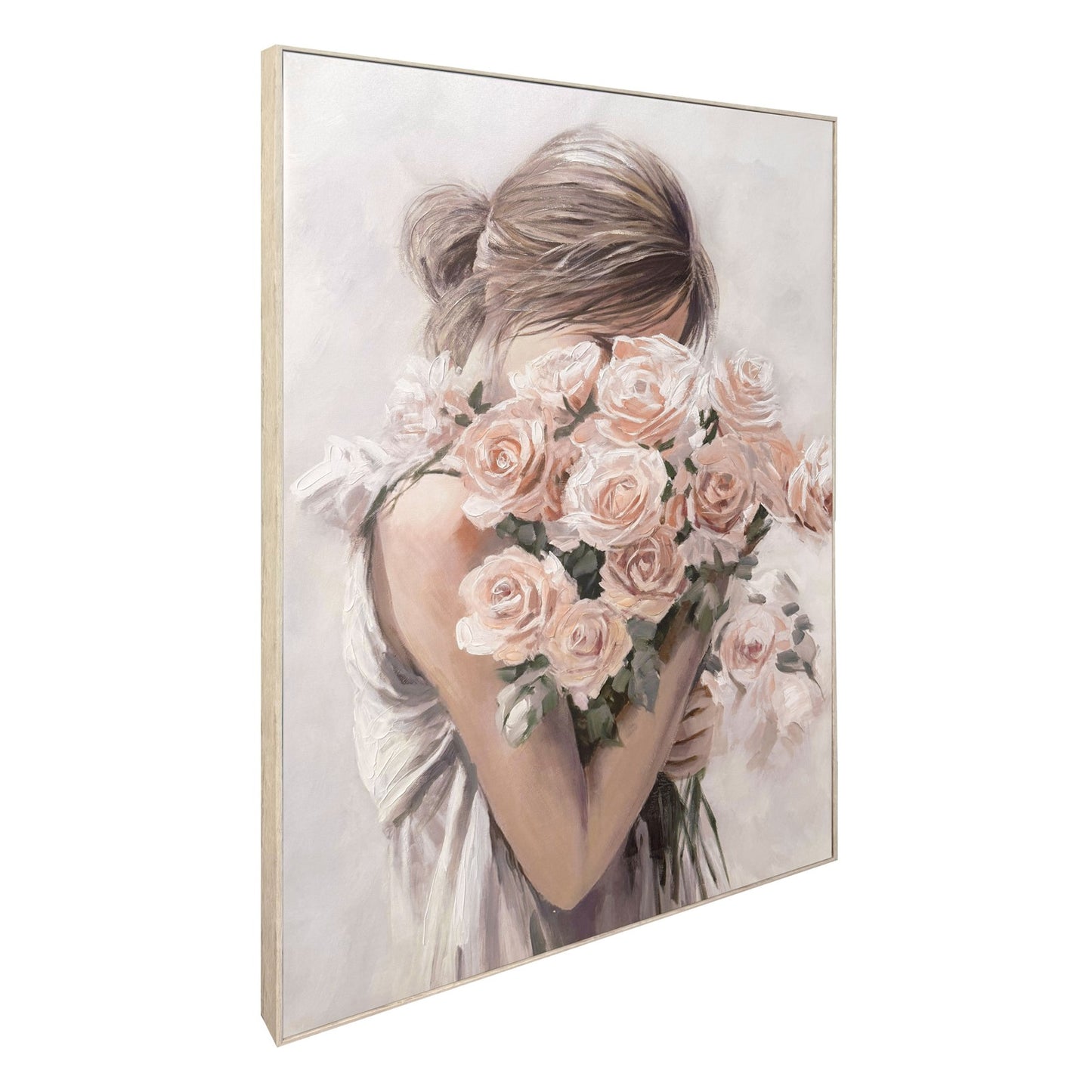 Classy Living Enchanting Roses Embrace, Blush/Ivory/Taupe/Green