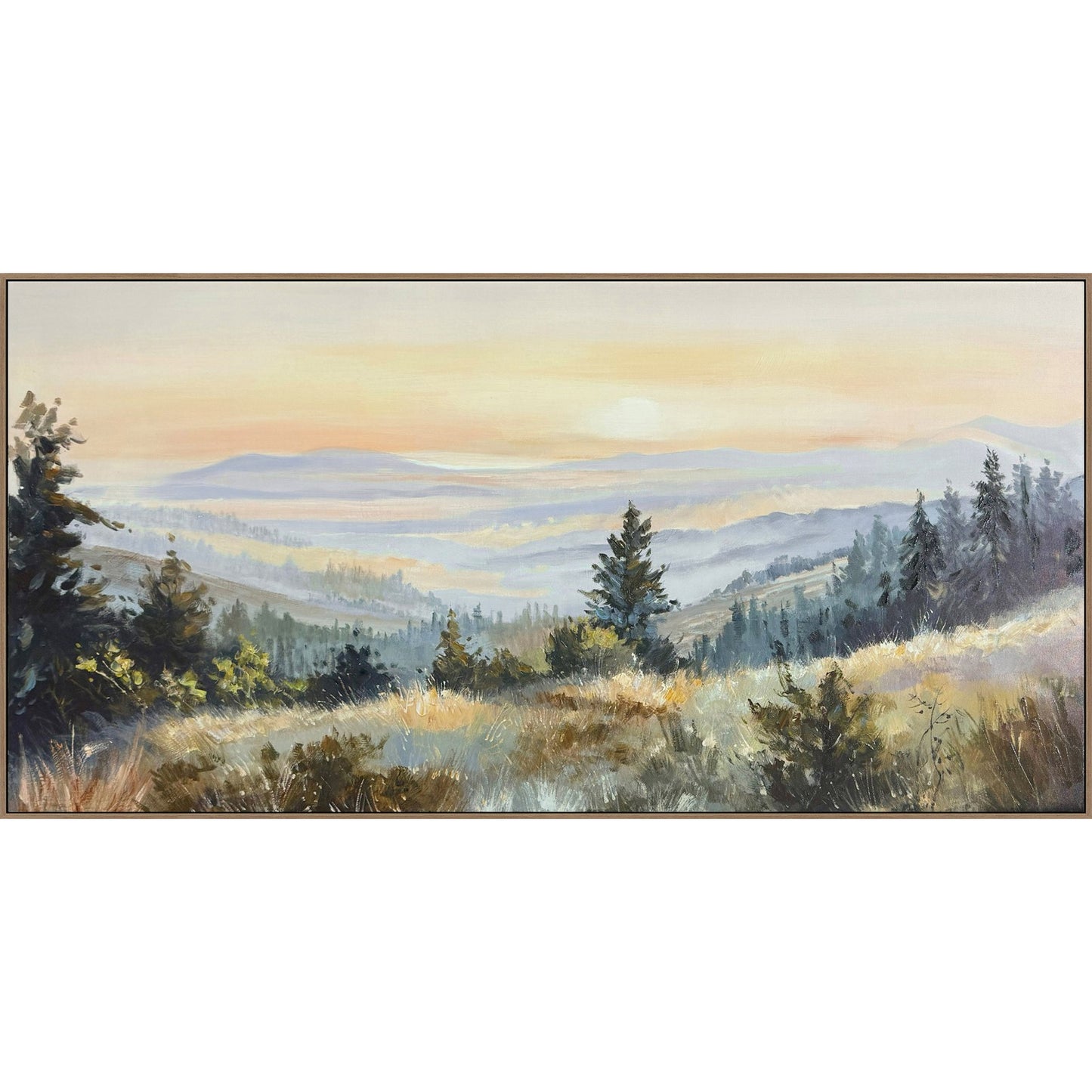 Classy Living Resilient Morning Meadow, Beige/Gray/Green/Brown/Black