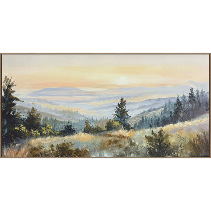 Classy Living Resilient Morning Meadow, Beige/Gray/Green/Brown/Black