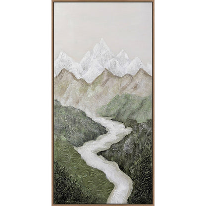 Classy Living Poetic Verdant Passage II, Green/Ivory/Taupe/Black