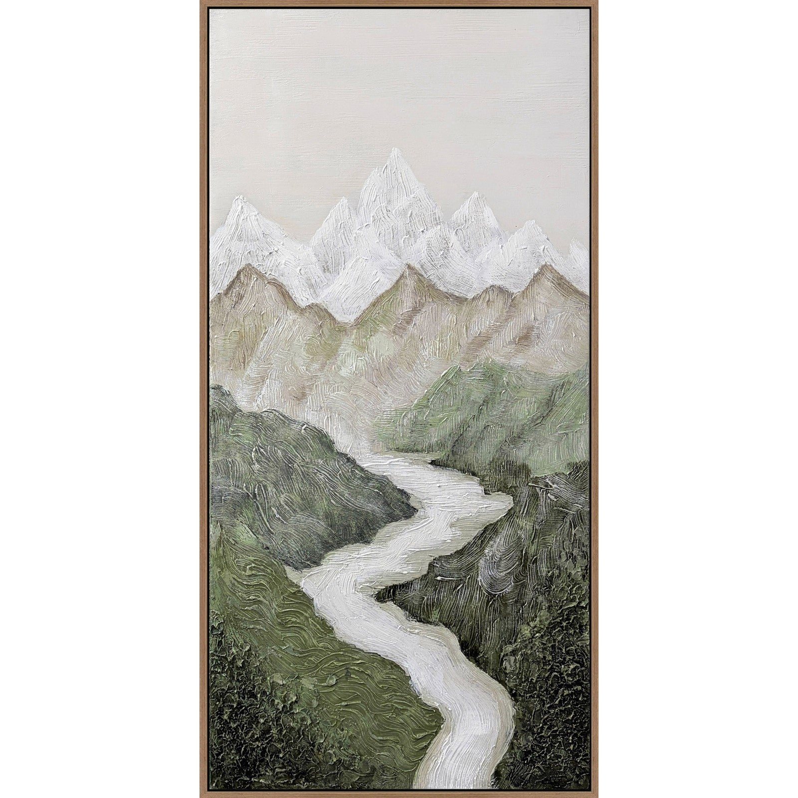 Classy Living Poetic Verdant Passage II, Green/Ivory/Taupe/Black