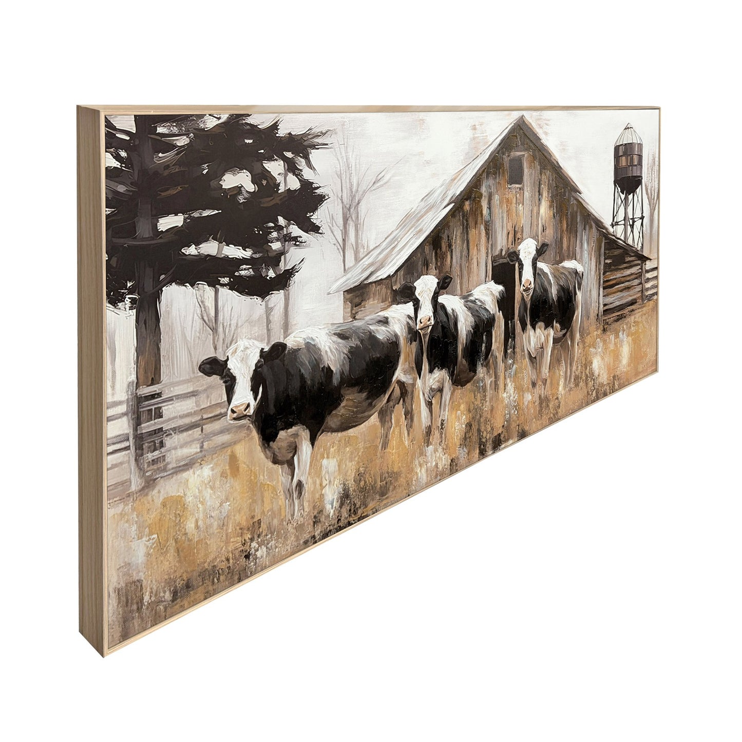 Classy Living Wild Hearted Barnside Watch, Brown/Black/Ivory/Taupe