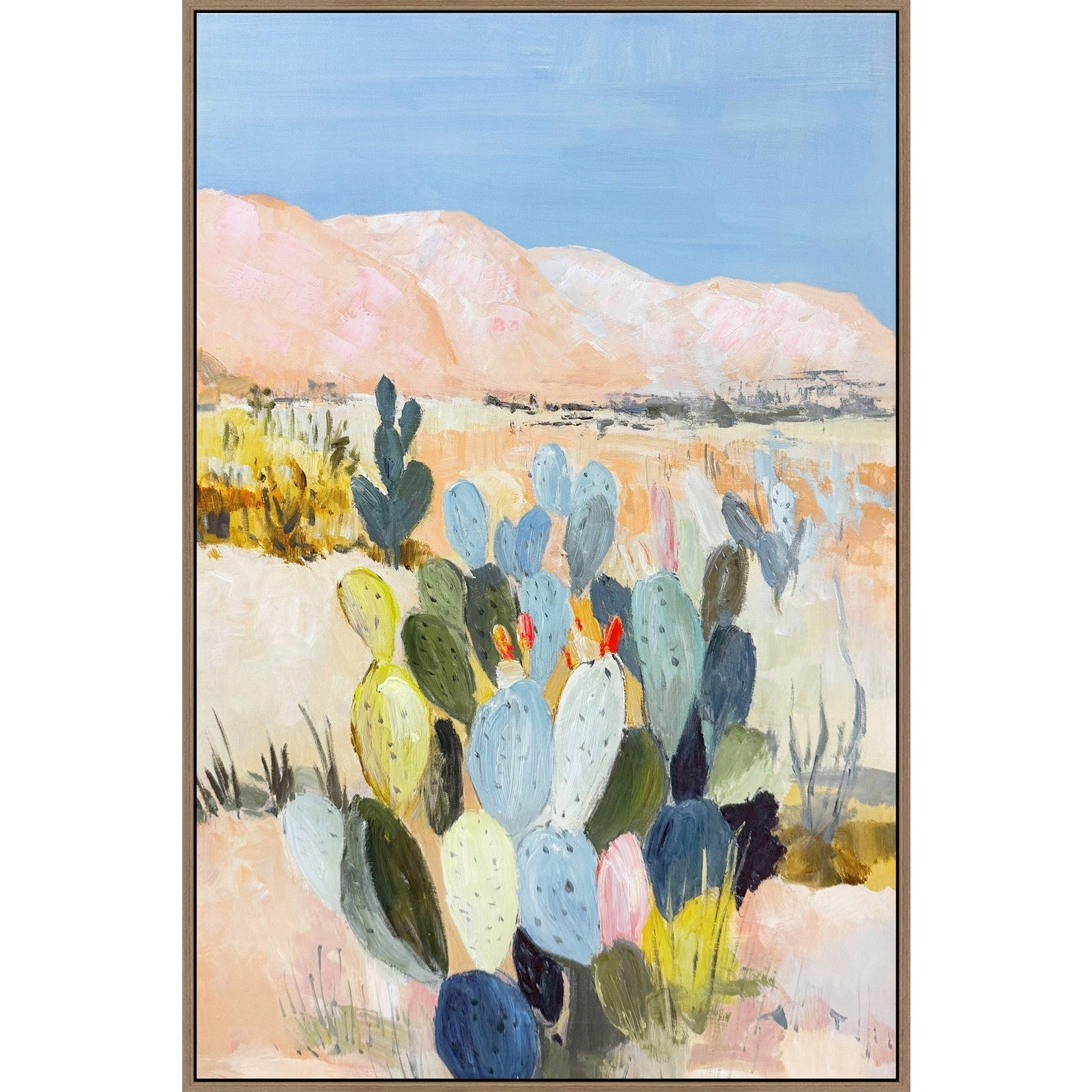 Classy Living Vibrant Desert Blush 36"x24", Natural/Black