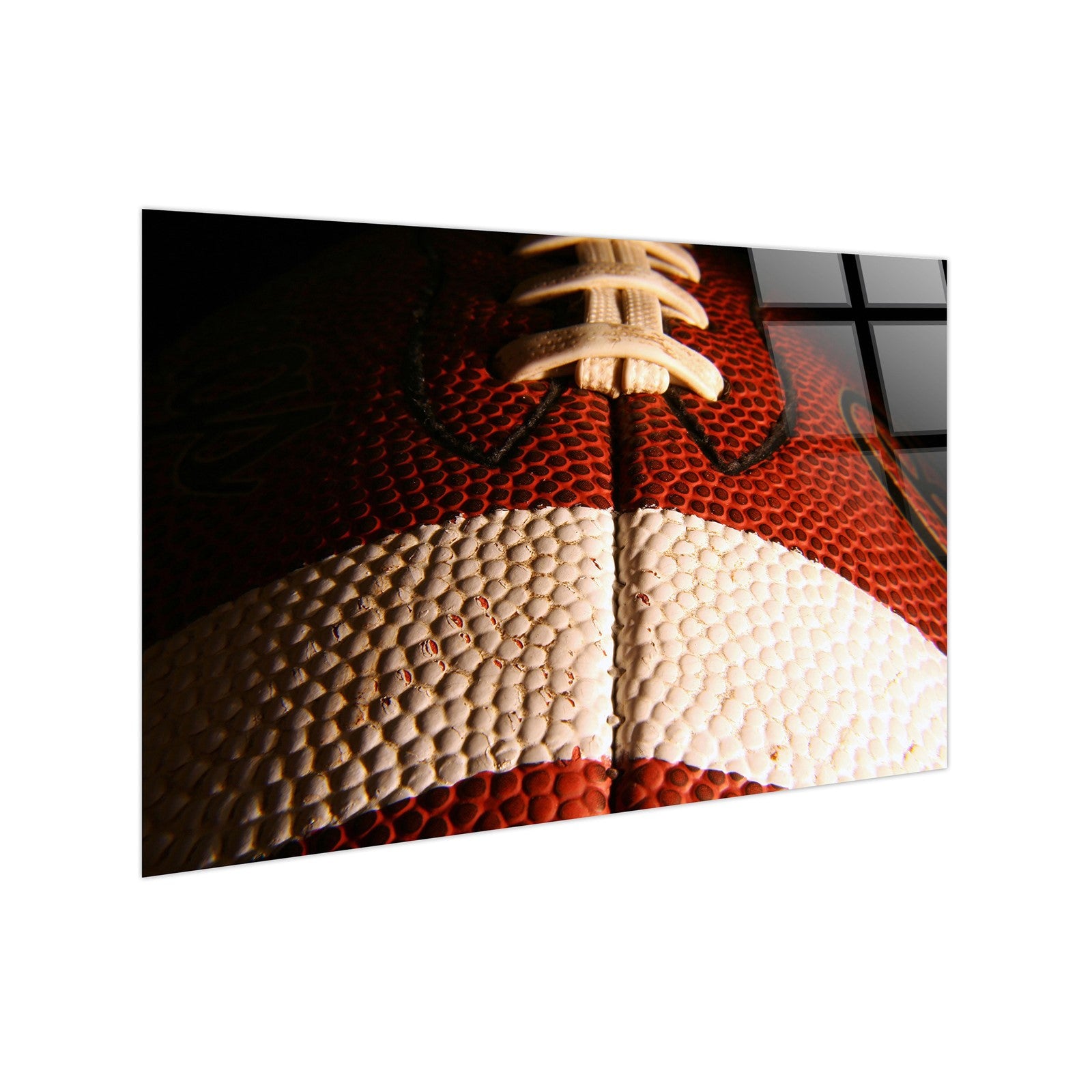 Classy Living Unstoppable Gridiron Detail 40"x60", Red/White/Black/Gloss