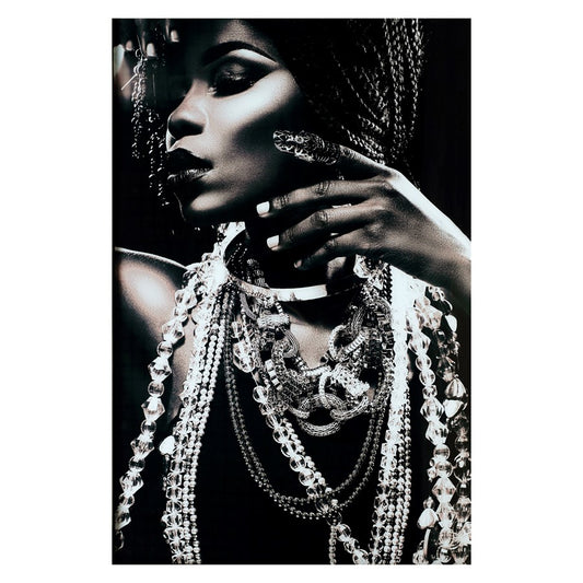 Classy Living Metallic Magic 40x60 Frameless Glass Wall Art | Contemporary Multicolor Paper & Foil | Living Room & Office Decor | 40 x 60 x | Model SF1350