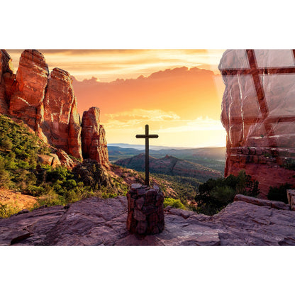 Classy Living Benevolent Canyon Devotion, Red/Orange/Yellow/Brown