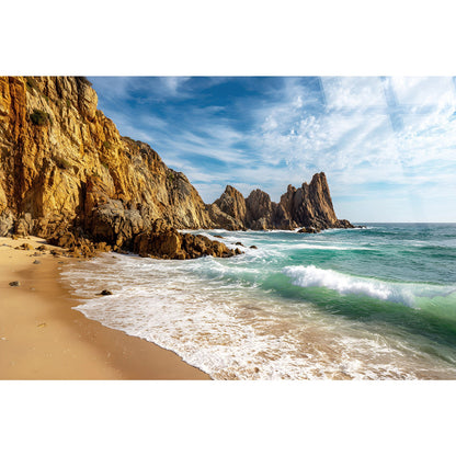Classy Living Adventurous Gld Shoreline 40"x60", Blue/Brown/Tan/White