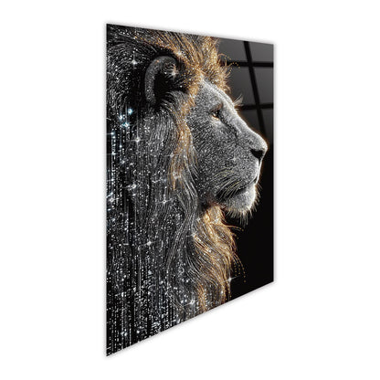 Classy Living Dramatic Starlit Sovereign 60"x40", Black/Gold/Silver