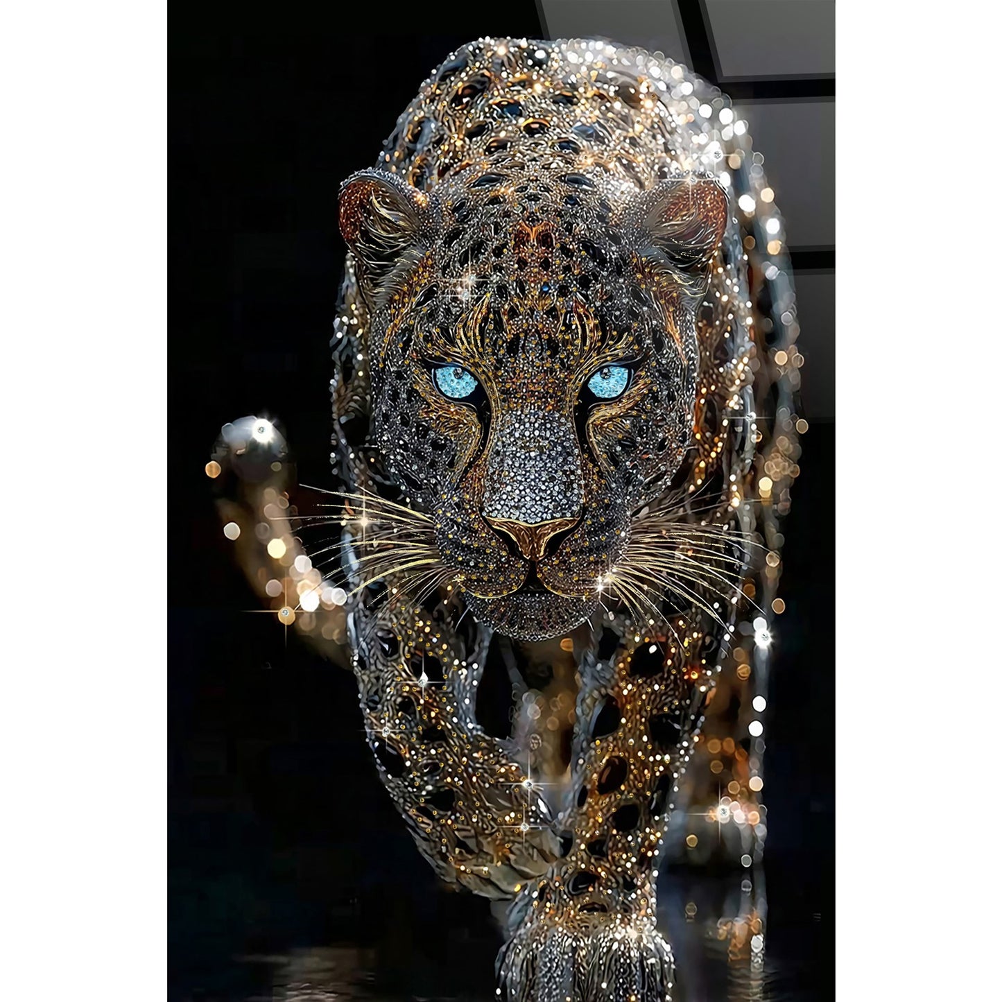 Classy Living Dramatic Starlit Sovereign II, Black/Gold/Silver/Blue
