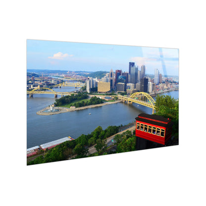 Classy Living Wonder Pittsburgh Overlook, Blue/Green/Yellow/Red/Black