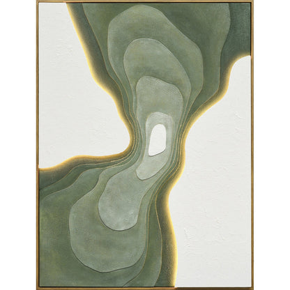 Classy Living Radiant Verdant, Sage/Green/Ivory/Gold/Natural Wood