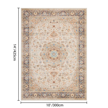 Haus Appeal Designs Hamford 10x14 Medallion Ivory Area Rug