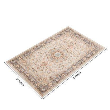 Haus Appeal Designs Hamford 2x3 Ivory Medallion Accent Rug