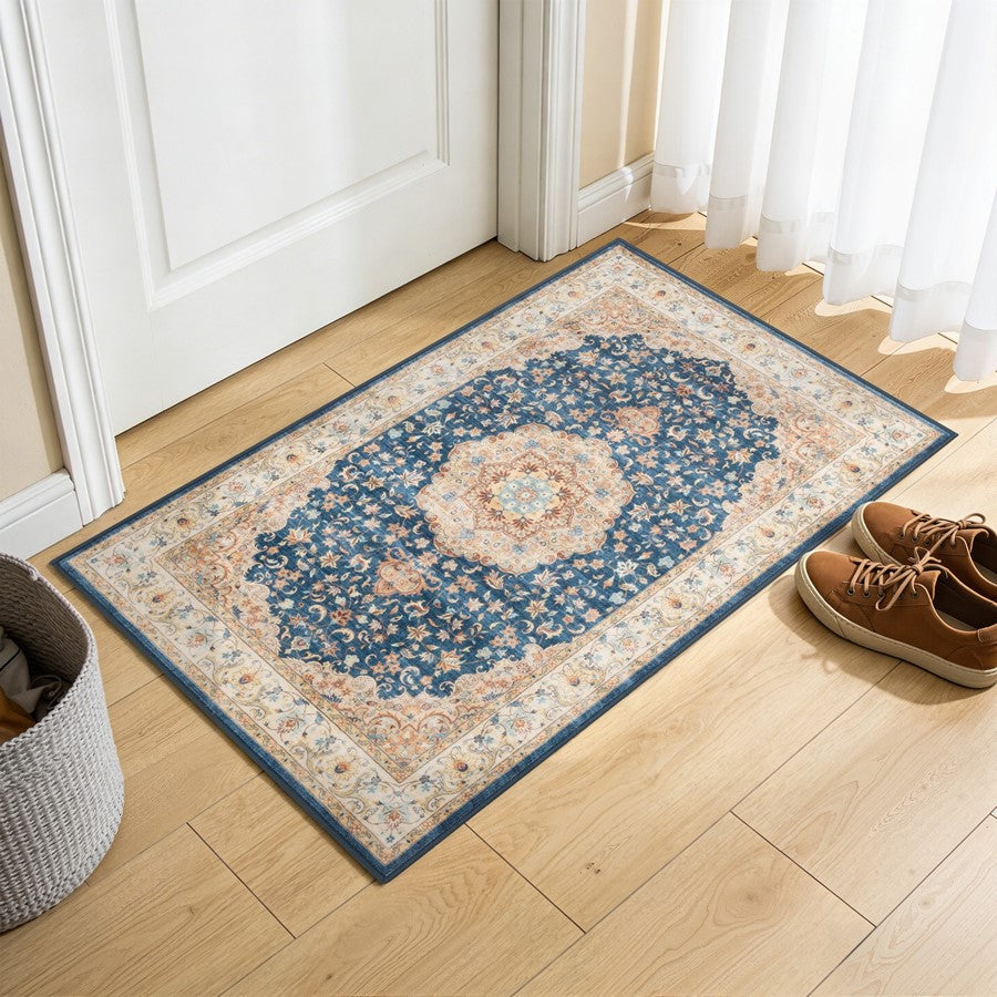 Haus Appeal Designs Hamford Medallion 2x3 Navy Accent Rug - HA-HAM40032-3