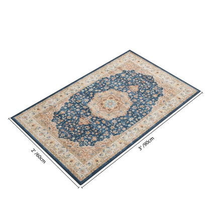 Haus Appeal Designs Hamford Medallion 2x3 Navy Accent Rug