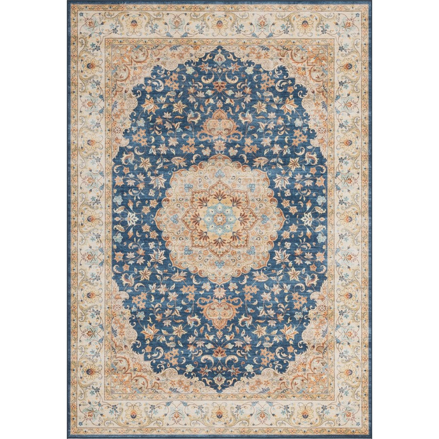 Haus Appeal Designs Hamford Medallion 8x10 Navy Area Rug - HA-HAM40038-10