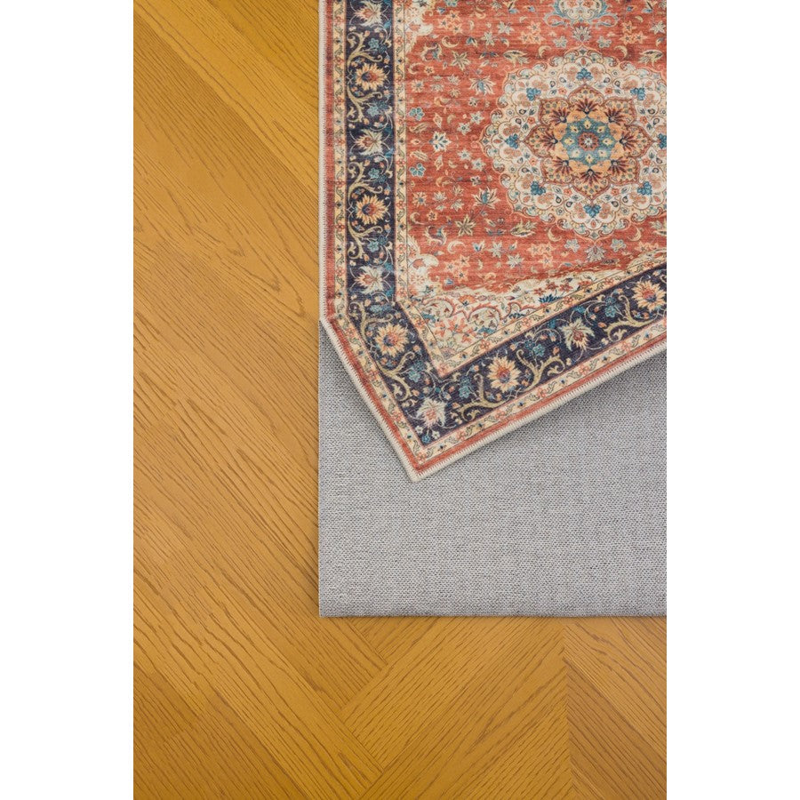 Haus Appeal Designs Hamford Medallion 2x3 Red Accent Rug