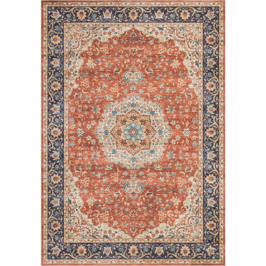 Haus Appeal Designs Hamford Medallion 8x10 Red Area Rug - HA-HAM40048-10