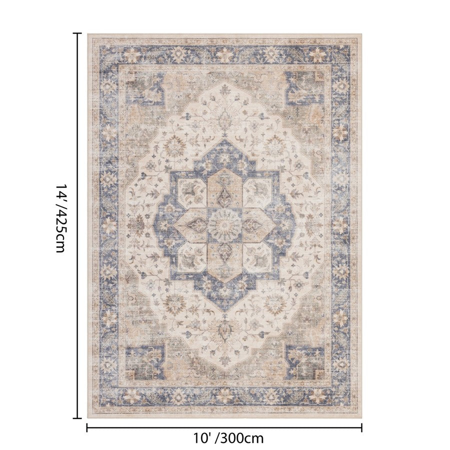 Haus Appeal Designs Hamford 10x14 Ivory Area Rug