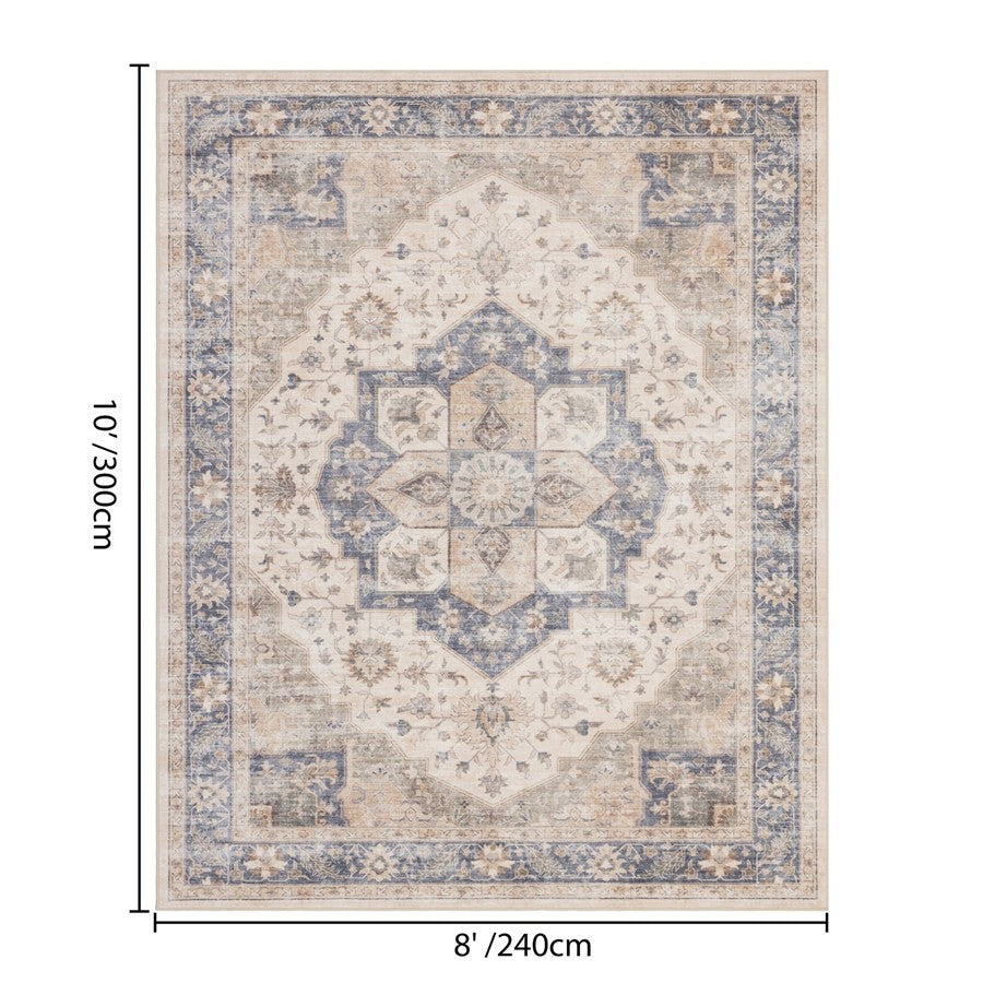 Haus Appeal Designs Hamford 8x10 Ivory Area Rug