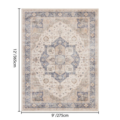 Haus Appeal Designs Hamford 9x12 Ivory Area Rug