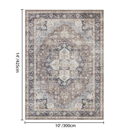 Haus Appeal Designs Hamford 10x14 Brown Area Rug