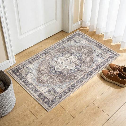 Haus Appeal Designs Hamford 2x3 Brown Accent Rug - HA-HAM40062-3