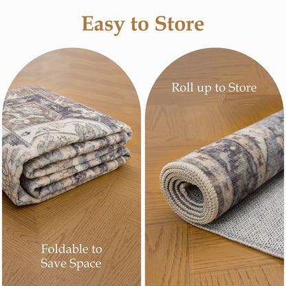 Haus Appeal Designs Hamford 5x7 Brown Area Rug