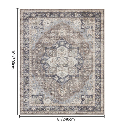 Haus Appeal Designs Hamford 8x10 Brown Area Rug