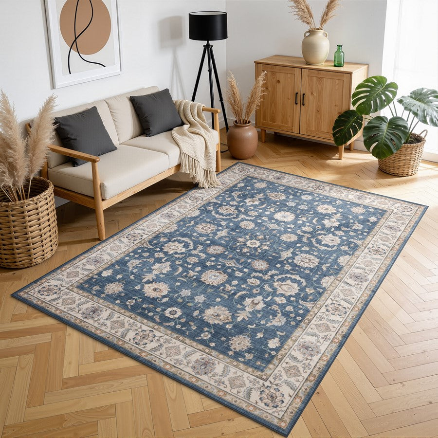 Haus Appeal Designs Hamford 10x14 Navy Area Rug