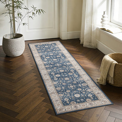 Haus Appeal Designs Hamford 2x7 Navy Runner Rug