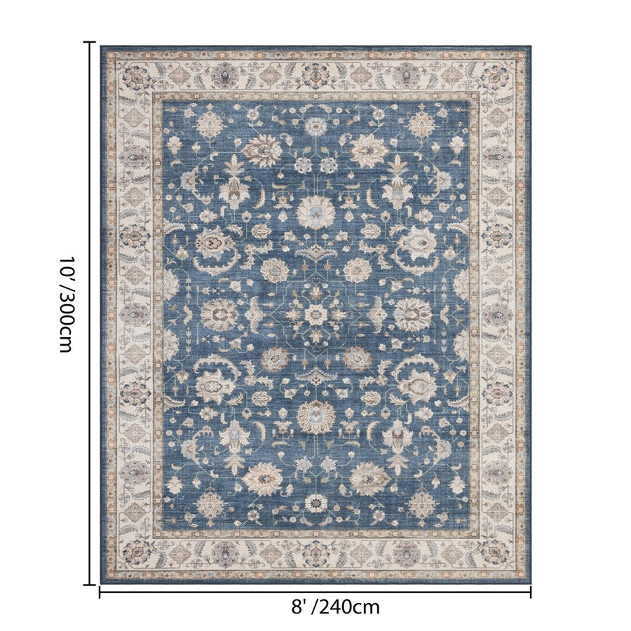 Haus Appeal Designs Hamford 8x10 Navy Area Rug