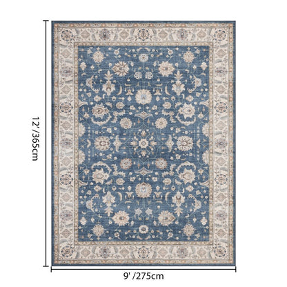 Haus Appeal Designs Hamford 9x12 Navy Area Rug