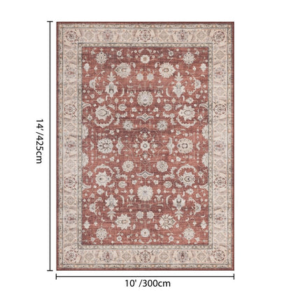 Haus Appeal Designs Hamford 10x14 Red Area Rug