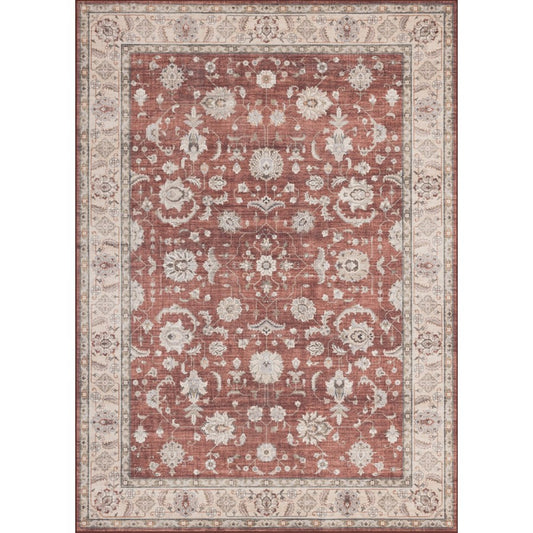 Haus Appeal Designs Hamford 5x7 Red Area Rug - HA-HAM40085-7