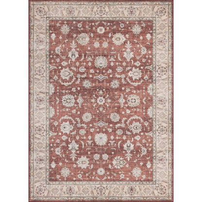 Haus Appeal Designs Hamford 8x10 Red Area Rug - HA-HAM40088-10