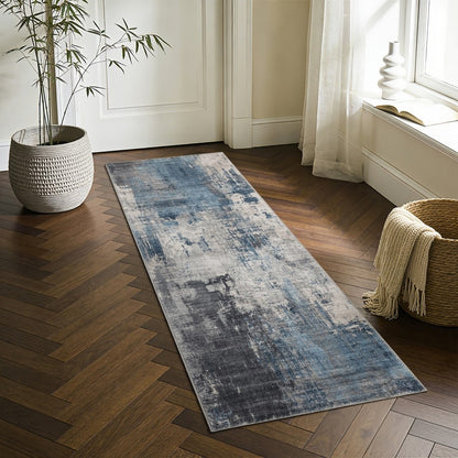 Haus Appeal Designs Metronova 2x7 Blue Runner Rug
