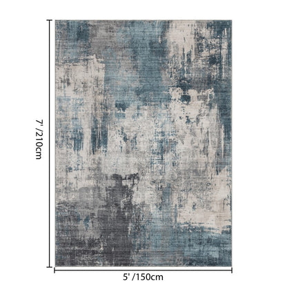 Haus Appeal Designs Metronova 5x7 Blue Area Rug