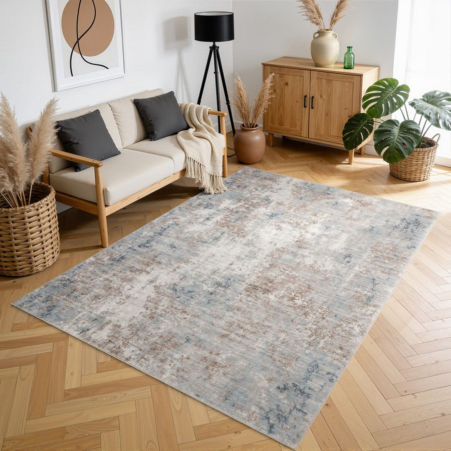 Haus Appeal Designs Metronova 8x10 Multi Area Rug, Ivory