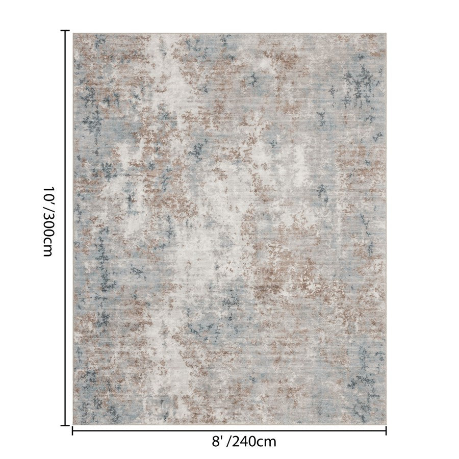 Haus Appeal Designs Metronova 8x10 Multi Area Rug, Ivory