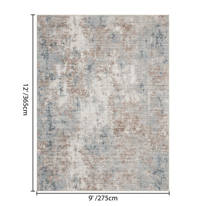 Haus Appeal Designs Metronova 9x12 Multi Area Rug, Ivory