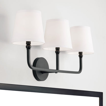 Bathroom Vanity Light, Matte Black