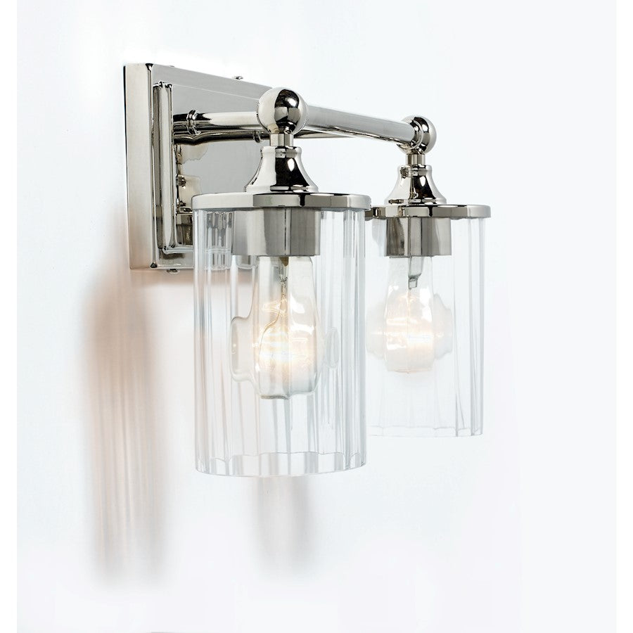 Bathroom Vanity Light, Polished Nickel