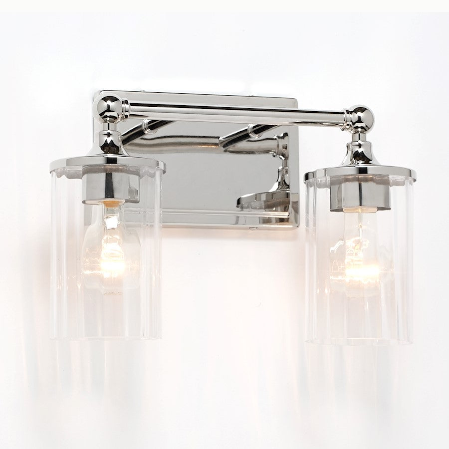 Bathroom Vanity Light, Polished Nickel